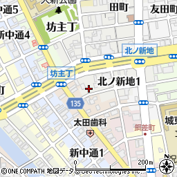 和歌山県和歌山市北ノ新地上六軒丁23周辺の地図