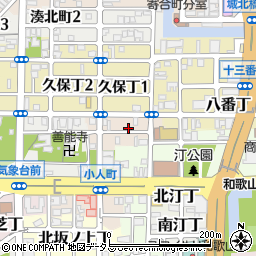 和歌山県和歌山市小人町21周辺の地図