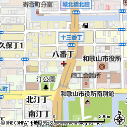 南都銀行和歌山支店 ＡＴＭ周辺の地図