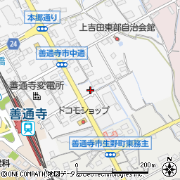上吉田コロジータウンＣ周辺の地図