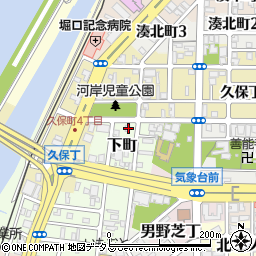 和歌山県和歌山市下町17周辺の地図