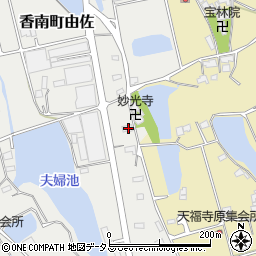 香川県高松市香南町由佐2341-1周辺の地図