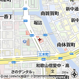 和歌山県和歌山市三木町周辺の地図
