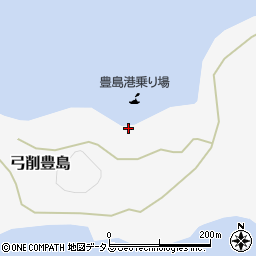 豊島港旅客船ターミナル（上島町）周辺の地図