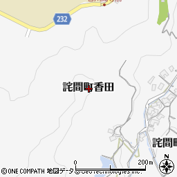 香川県三豊市詫間町香田周辺の地図