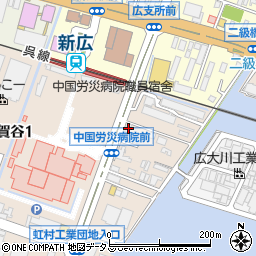 ニック労災前薬局周辺の地図