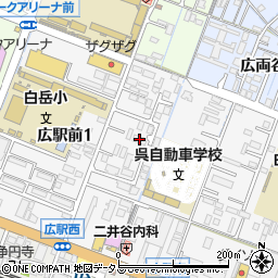 ロイヤルガーデン広駅前周辺の地図