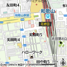 天や酒場 和歌山駅前店周辺の地図