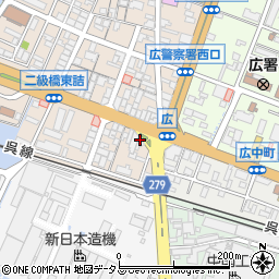 名刺屋広店周辺の地図