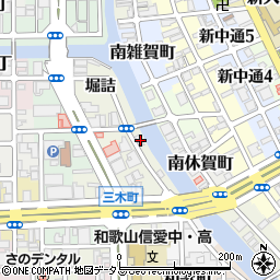 和歌山県和歌山市三木町中ノ丁23周辺の地図