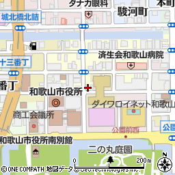 和歌山県和歌山市九番丁19周辺の地図
