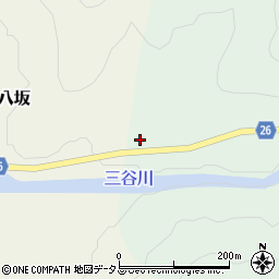 山口県山口市徳地三谷24周辺の地図