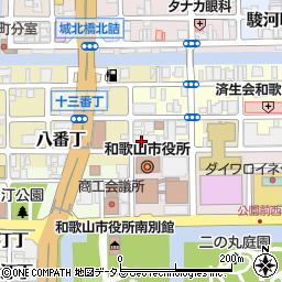 和歌山県和歌山市九番丁16周辺の地図