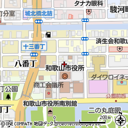 西日本建設業保証株式会社和歌山支店周辺の地図