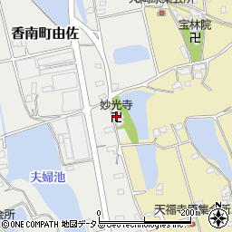 香川県高松市香南町由佐2342周辺の地図