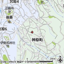 広島県呉市神原町12-37周辺の地図