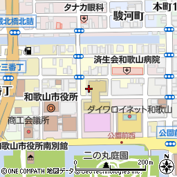 和歌山県和歌山市九番丁周辺の地図
