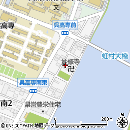 創価学会呉会館周辺の地図