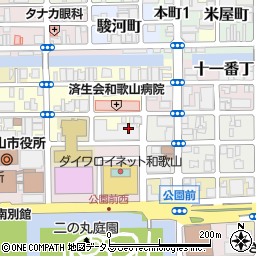 和歌山県和歌山市九番丁21周辺の地図