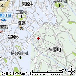 広島県呉市神原町4周辺の地図