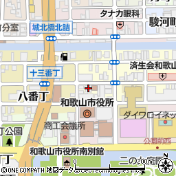 和歌山県行政書士会周辺の地図
