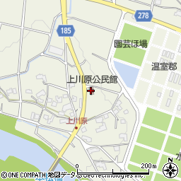 上川原公民館周辺の地図