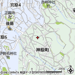 広島県呉市神原町12-6周辺の地図