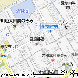 ファミーユ上吉田周辺の地図