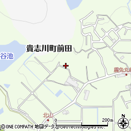 和歌山県紀の川市貴志川町北山592周辺の地図