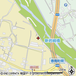 新岩崎橋周辺の地図