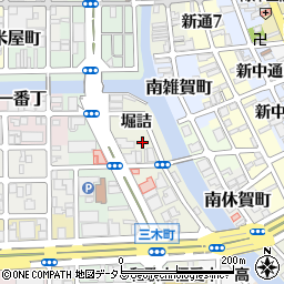和歌山県和歌山市三木町堀詰35周辺の地図