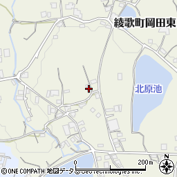 香川県丸亀市綾歌町岡田東1546-1周辺の地図