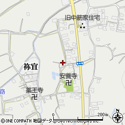 和歌山県和歌山市祢宜170周辺の地図