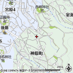 広島県呉市神原町1-22周辺の地図