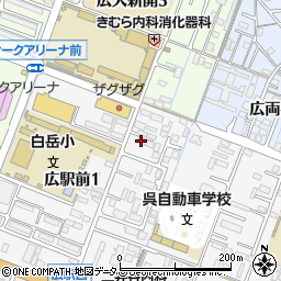 フォーレス広駅前Ｂ周辺の地図