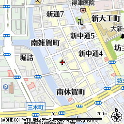 和歌山県和歌山市北休賀町32周辺の地図