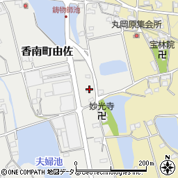 香川県高松市香南町由佐2321周辺の地図