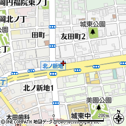 鴨錦　友田町店周辺の地図
