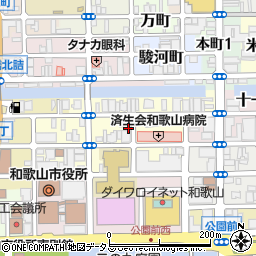 和歌山県和歌山市十二番丁周辺の地図