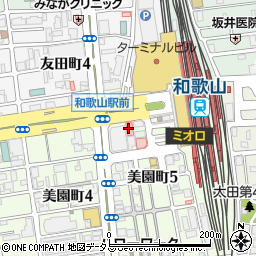 ディーキャリア和歌山オフィス周辺の地図