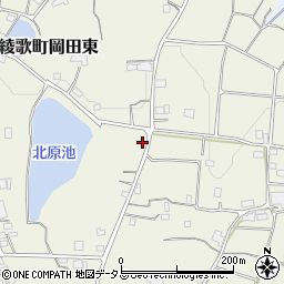 香川県丸亀市綾歌町岡田東1432-1周辺の地図