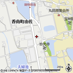 香川県高松市香南町由佐2312周辺の地図