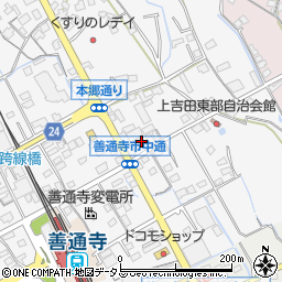 香川県善通寺市上吉田町102-1周辺の地図