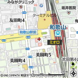 池田泉州銀行和歌山支店周辺の地図