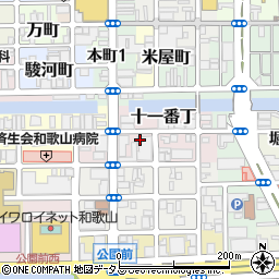 株式会社ＮＴＴファシリティーズ和歌山支店周辺の地図