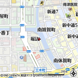 和歌山県和歌山市三木町堀詰11周辺の地図