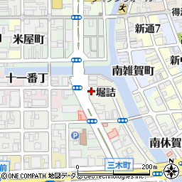 和歌山県和歌山市三木町堀詰25周辺の地図