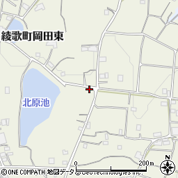 香川県丸亀市綾歌町岡田東1431-10周辺の地図