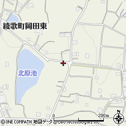 香川県丸亀市綾歌町岡田東1431-1周辺の地図