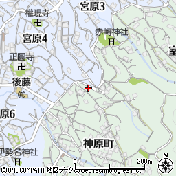 広島県呉市神原町1-4周辺の地図